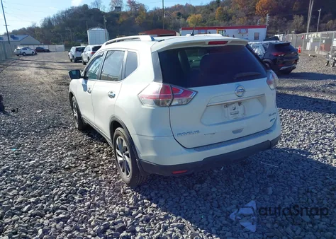 2014 Nissan Rogue Sl из США, поврежденный, VIN 5N1AT2MV2EC840425